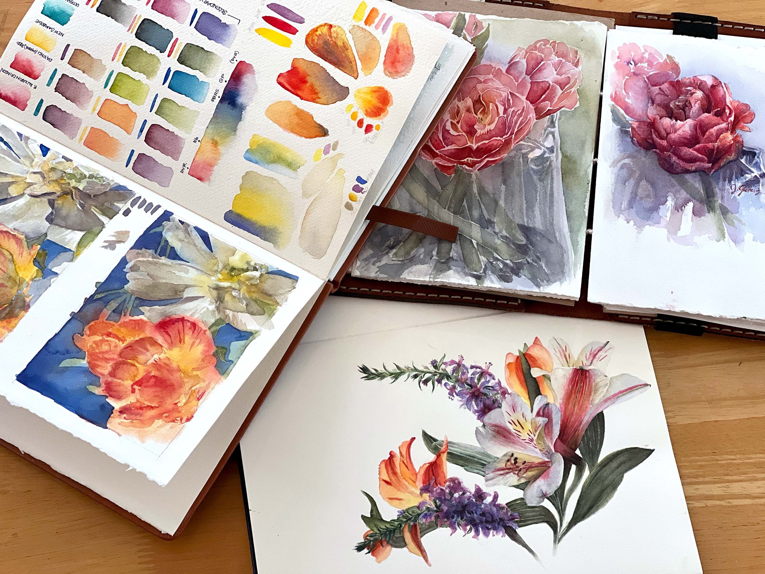 Keeping A Sketchbook with Jill Gustavis — Aimee Baerg Paintings